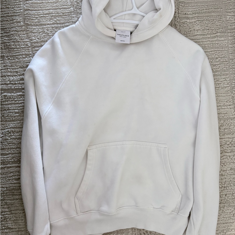 White Hooded Sweatshirt
